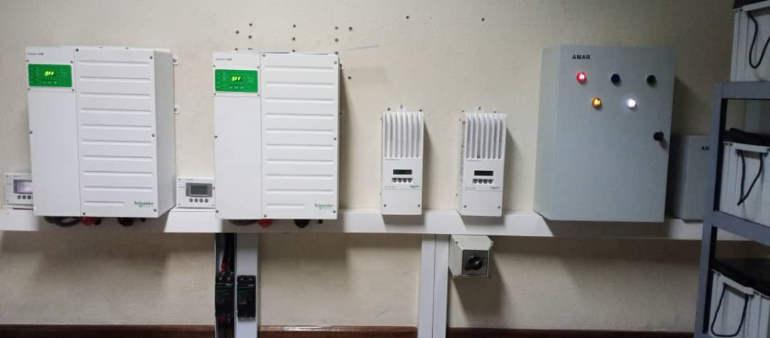 Installation solaire toiture - Kinshasa