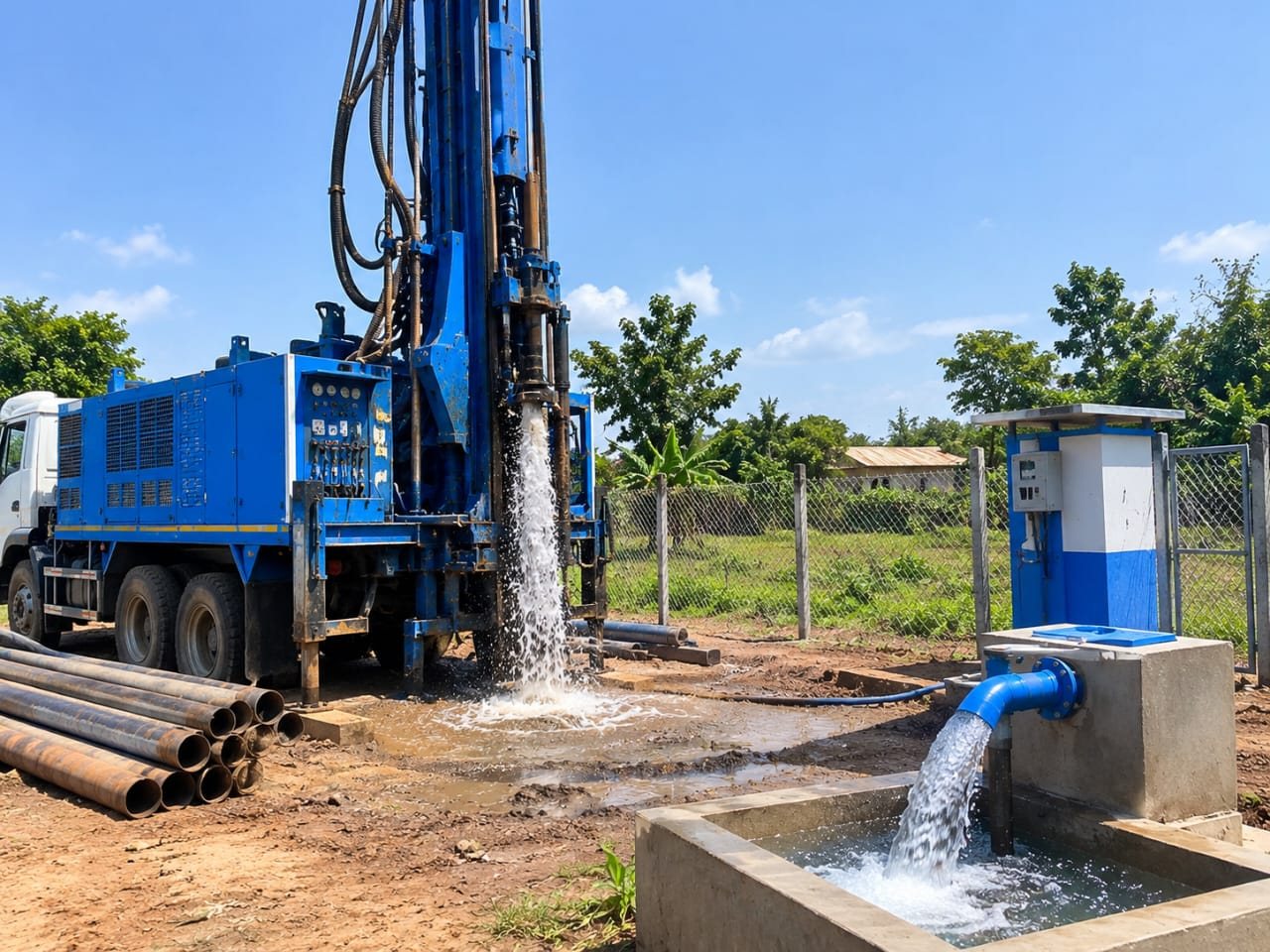 Forage d'eau réalisé par CENT